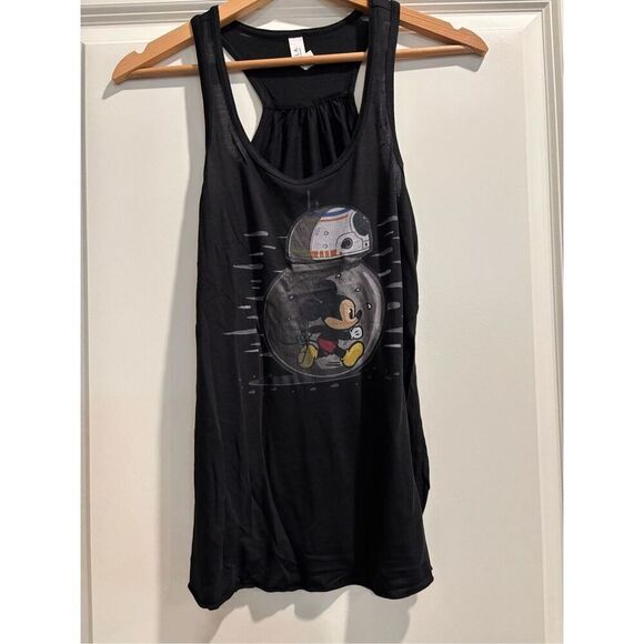 R2D2 Mickey Women's Tank Top size Medium - Picture 1 of 2